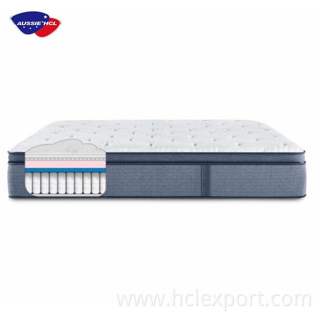 High quality sleep well leland koala twin single king gel memory full size mattresses rebonded foam spring mattress